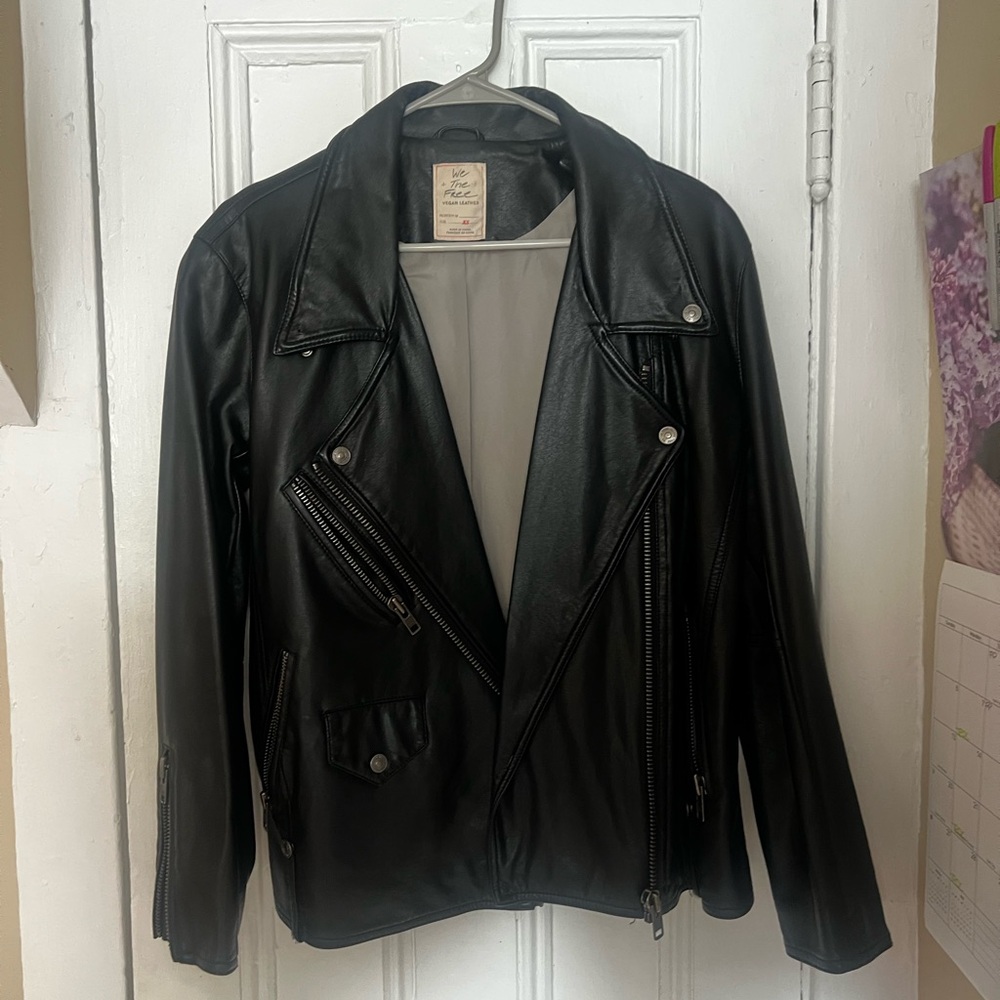 FREE PEOPLE Vegan Leather jacket